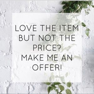 Love the item but not the price? Make an offer!